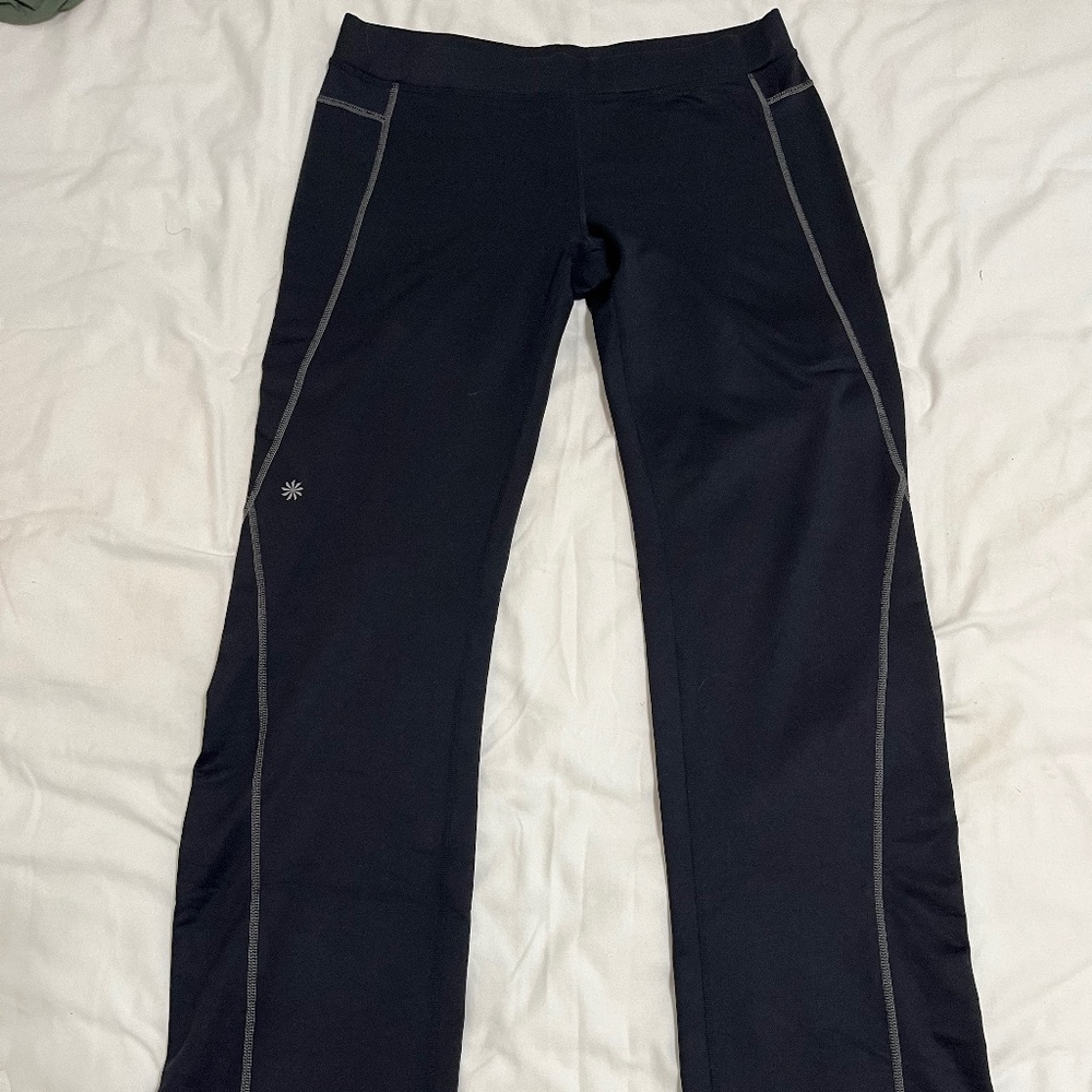 Athleta Black Wide Leg Pants